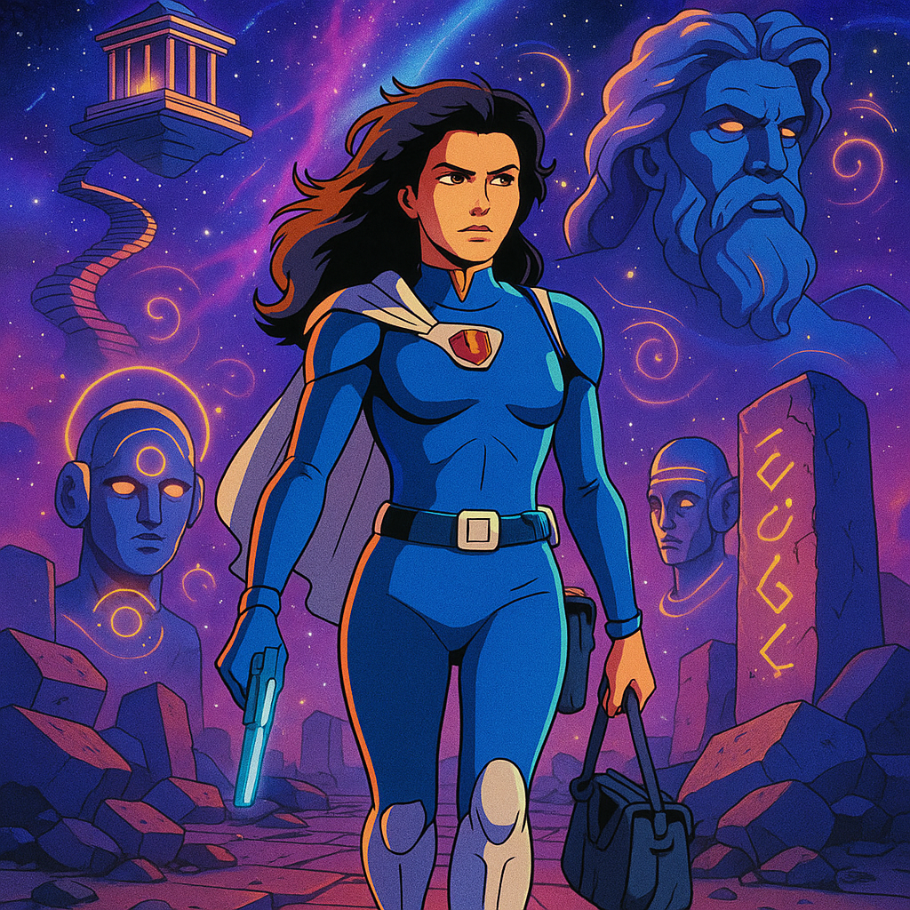 Illustration du thème Anime 80s