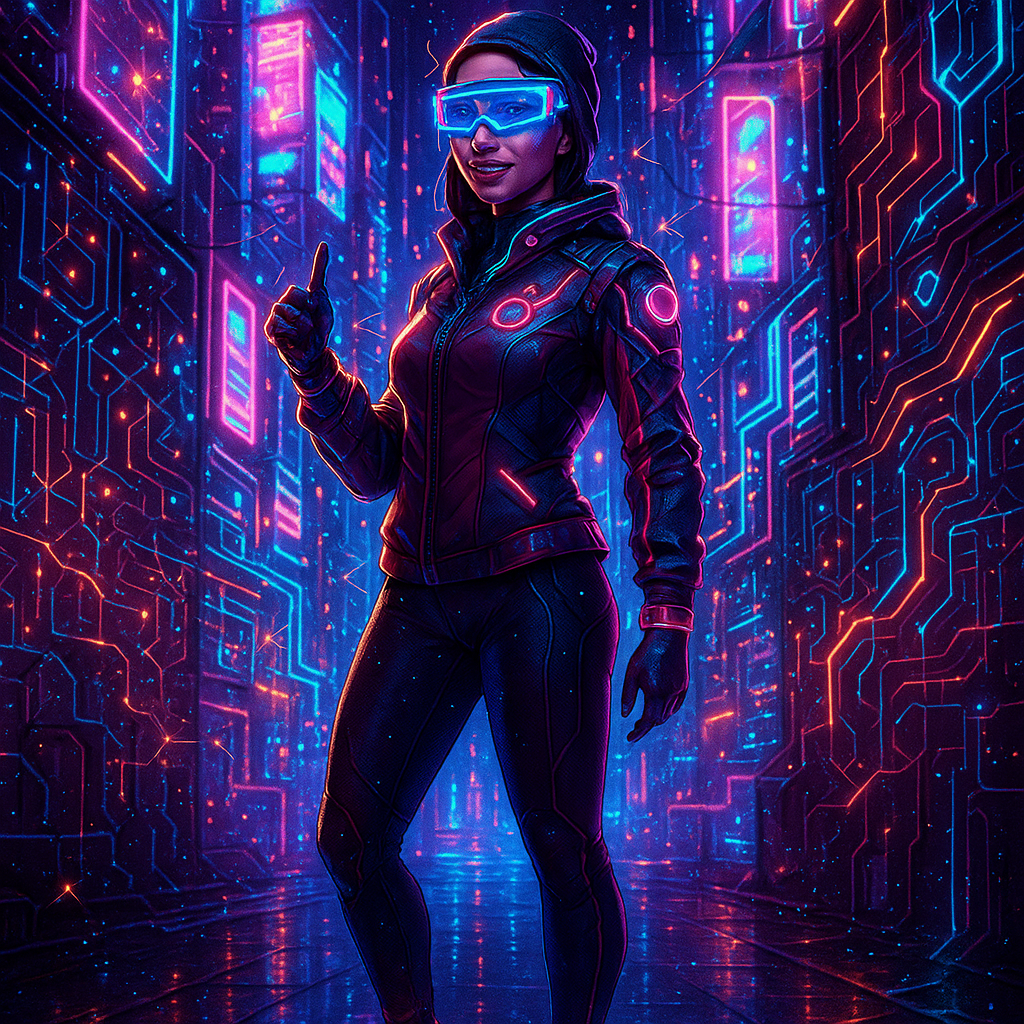 Illustration du thème Cyberpunk City